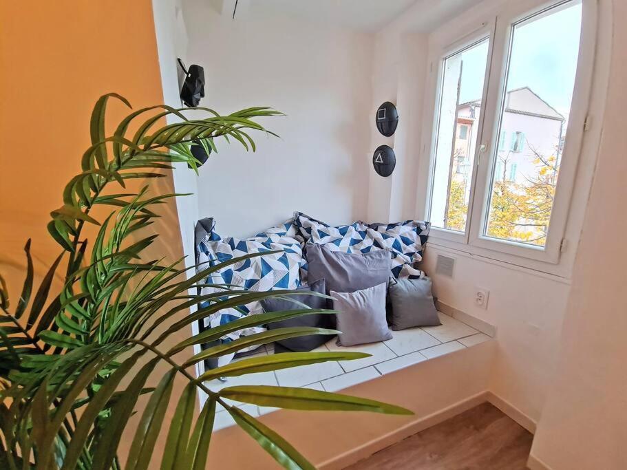 Gregbnb - T2 Design 43M2 - Toulon Est - Wifi Fibre - N2 Exteriör bild